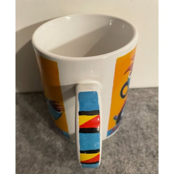 Vintage 1994 Buon Giorno Jesse Sweetwater Mocha Monkeys Mug #1296 - Picture 3 of 4